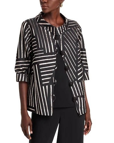 Graphic Jacquard Jacket