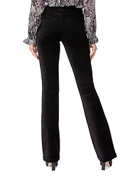 Manhattan High Rise Bootcut Velvet Jeans Black Dye