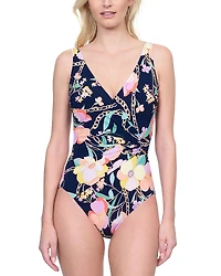 Gottex Memories of Capri Printed One Piece Swimsuit