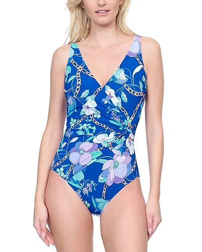 Gottex Memories of Capri Printed One Piece Swimsuit