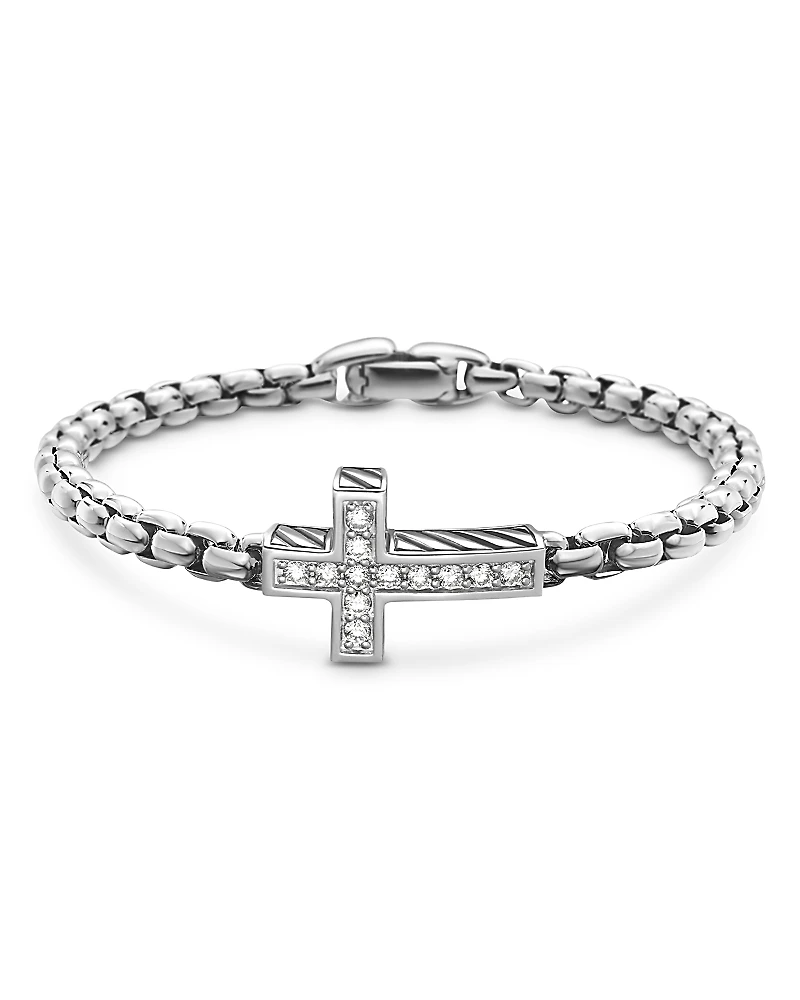 David Yurman Men's Cross Station Bracelet