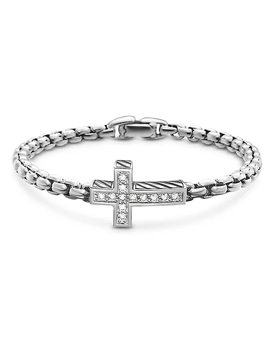 David Yurman Men's Cross Station Bracelet