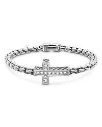 David Yurman Men's Cross Station Bracelet