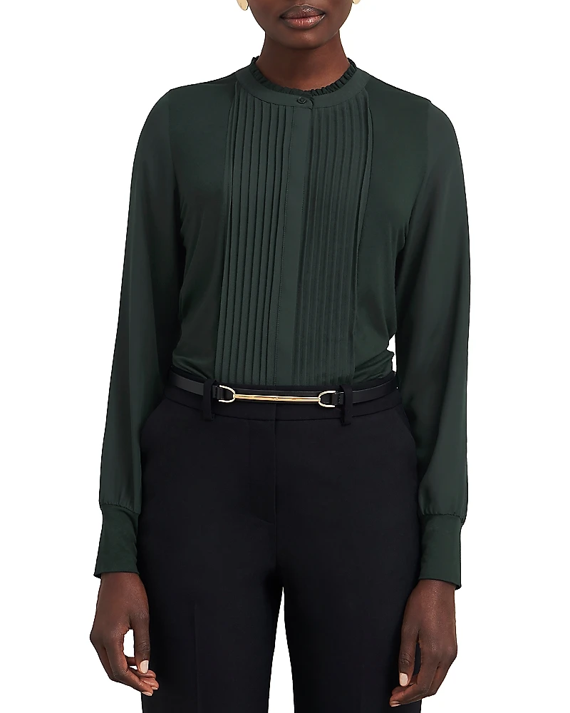 Hobbs London Carina Pleated Top