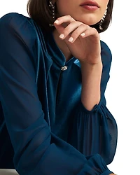 Rosalie Velvet Blouse