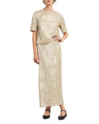 Marlowe Limited Sequined Maxi Skirt