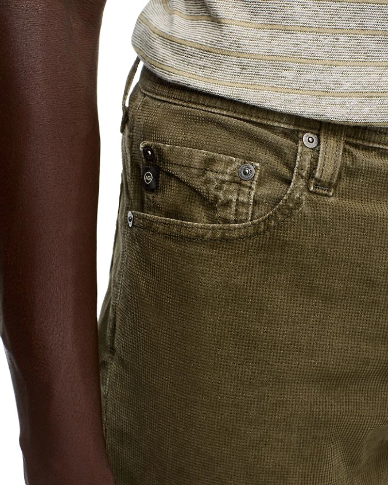 Tellis 32" Slim Fit Cross Hatch Corduroy Pants - Exclusive