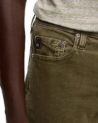 Tellis 32" Slim Fit Cross Hatch Corduroy Pants - Exclusive