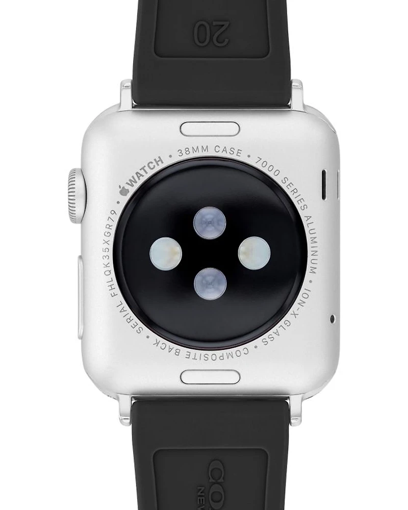 Apple Watch® Black Silicone Strap, 38/40/41mm