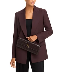 Andiamo Intrecciato Leather Clutch