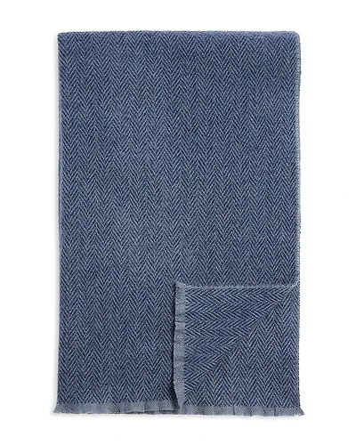 Vince Herringbone Cashmere Scarf