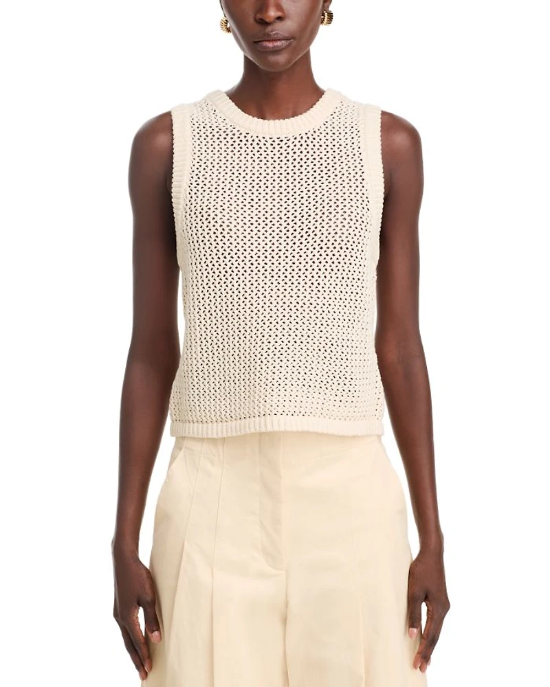 Estelle Crochet Racer Tank