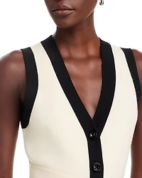Collins Sleeveless Button Front Top