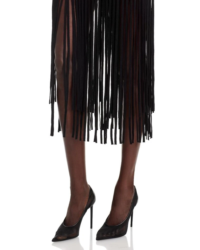 Margaux Fringe Skirt Dress