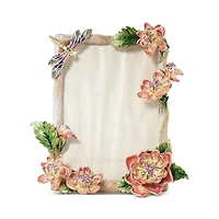 Jay Strongwater Danika Dahlia Frame, 5 x 7