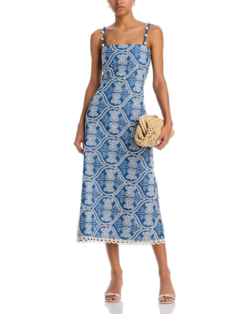 Stella Embroidered Dress