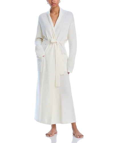 Arlotta Braided Long Cashmere Robe