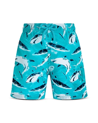 Vilebrequin Boys' Jihin Printed 4 Swim Shorts - Little Kid, Big Kid