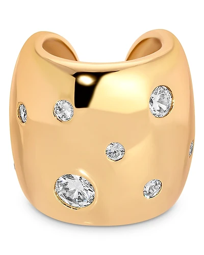 Ettika Scattered Crystal Single Chunky Ear Cuff