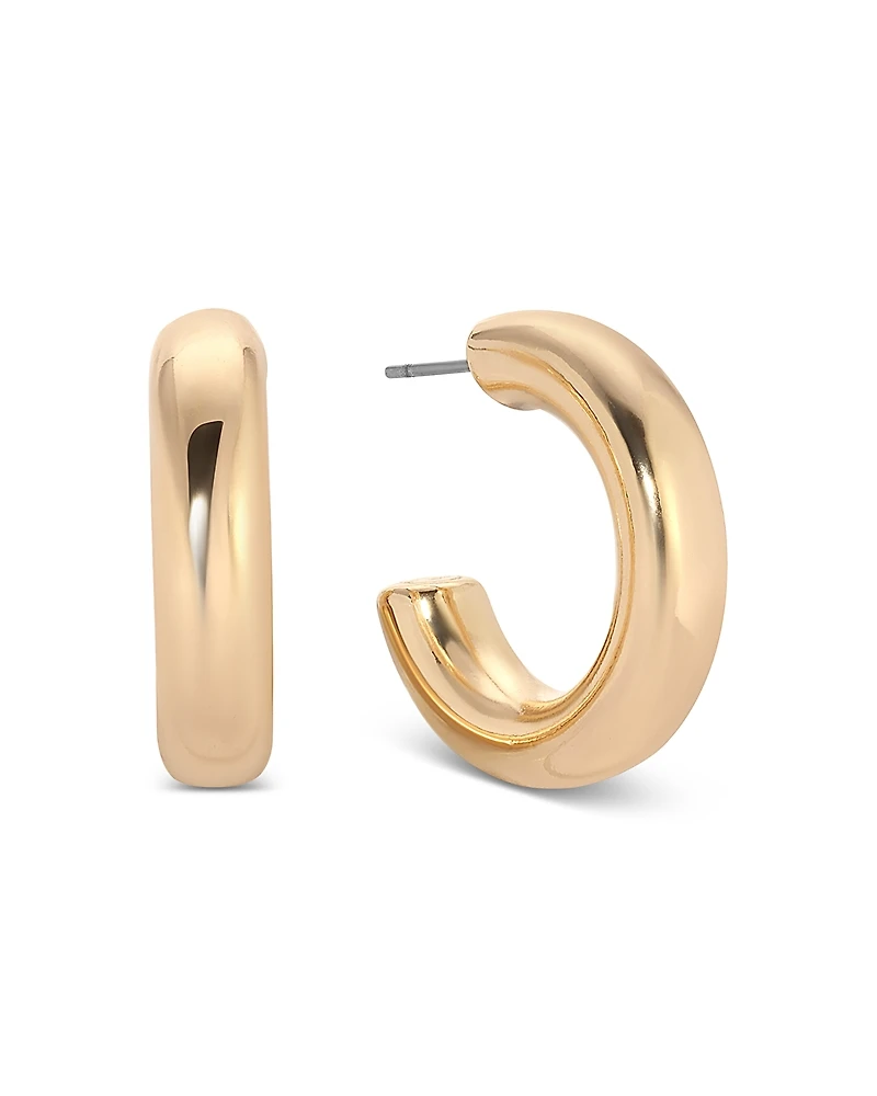 Ettika Small Thick Classic Hoop Earrings