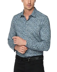 Claredon Printed Button Front Shirt