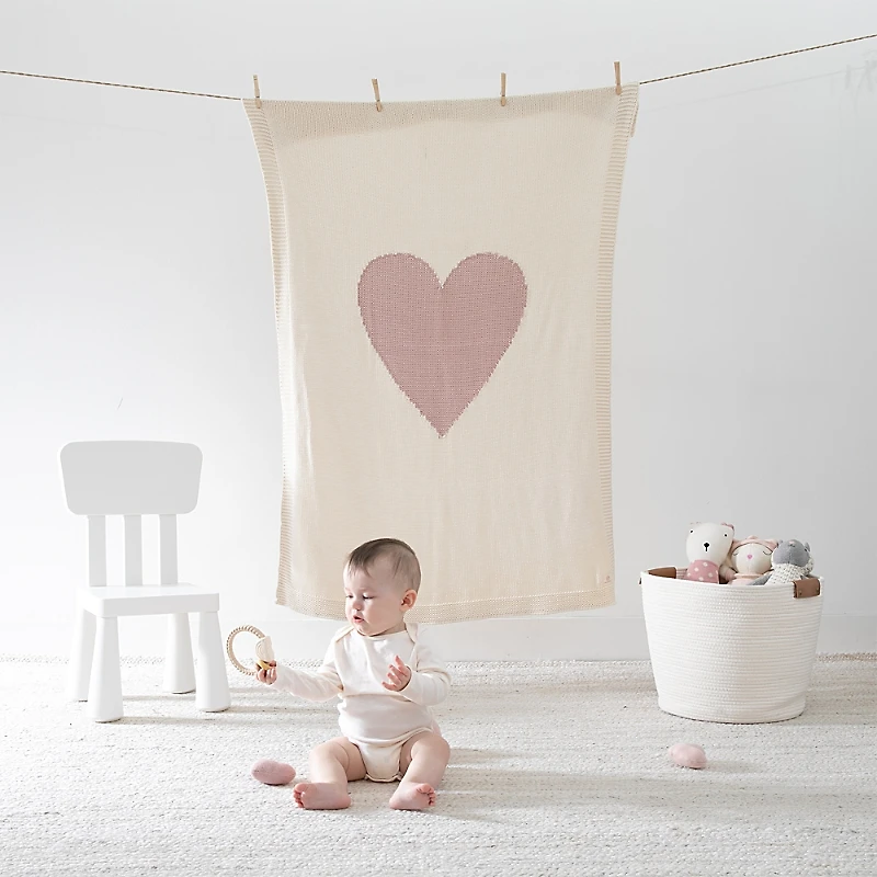 Pink Lemonade Baby Love Blanket