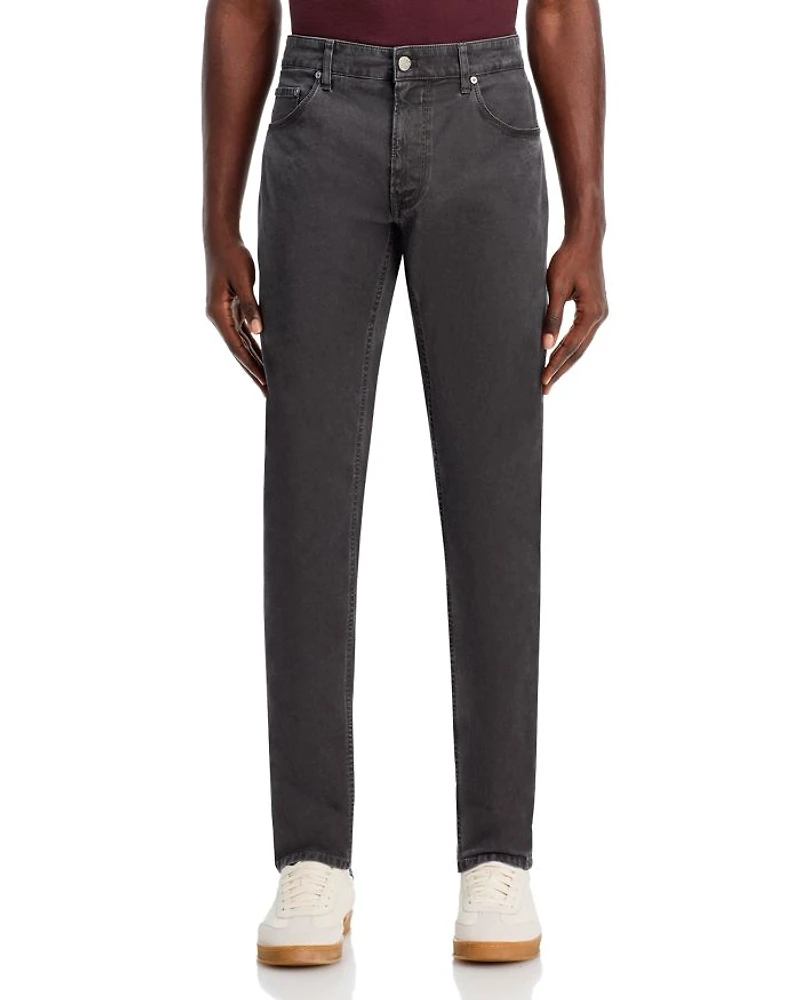 Cotton Stretch Twill Slim Fit 5 Pocket Pants