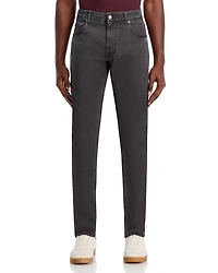 Cotton Stretch Twill Slim Fit 5 Pocket Pants