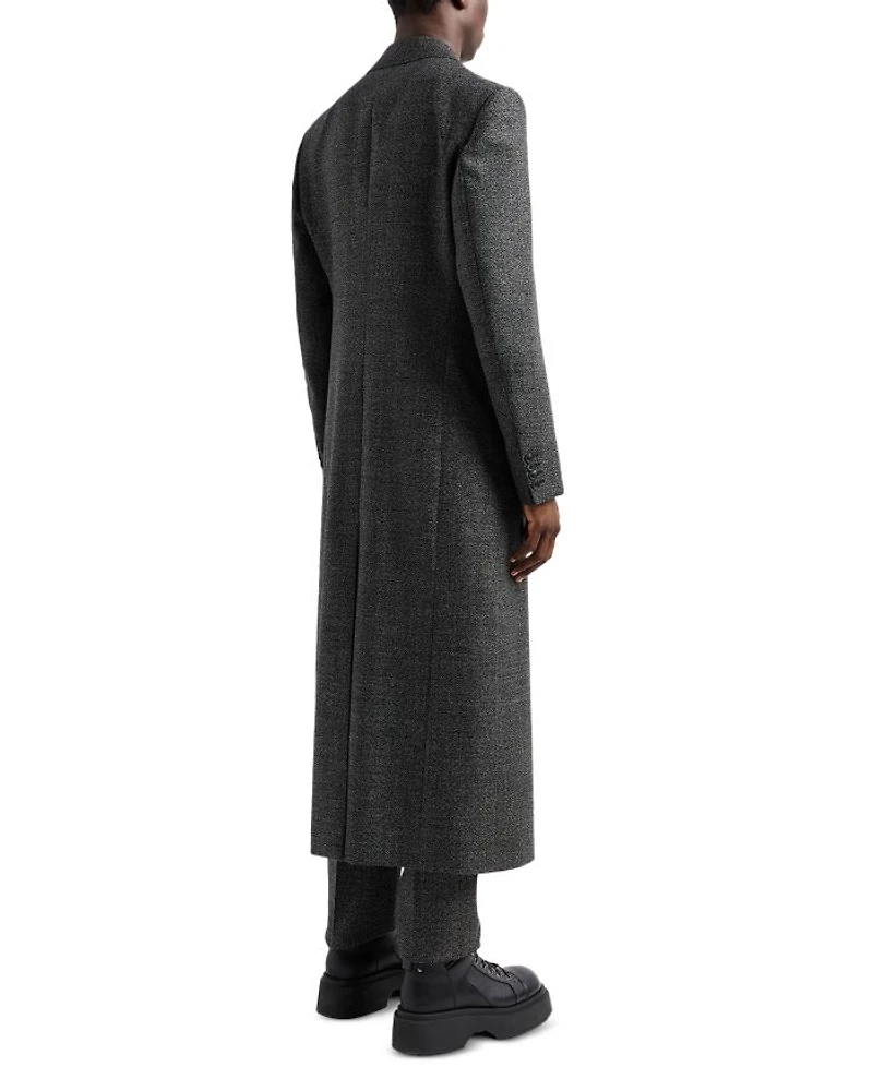 Double Breasted Wool Overcoat