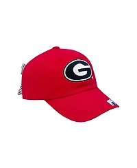 Bits & Bows Girls' Officially Licensed Georgia Bow Baseball Hat - Baby, Little Kid, Big Kid