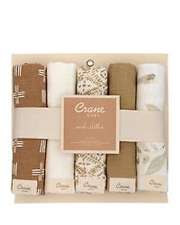 Kendi Safari Animal Washcloths, 5 Pack
