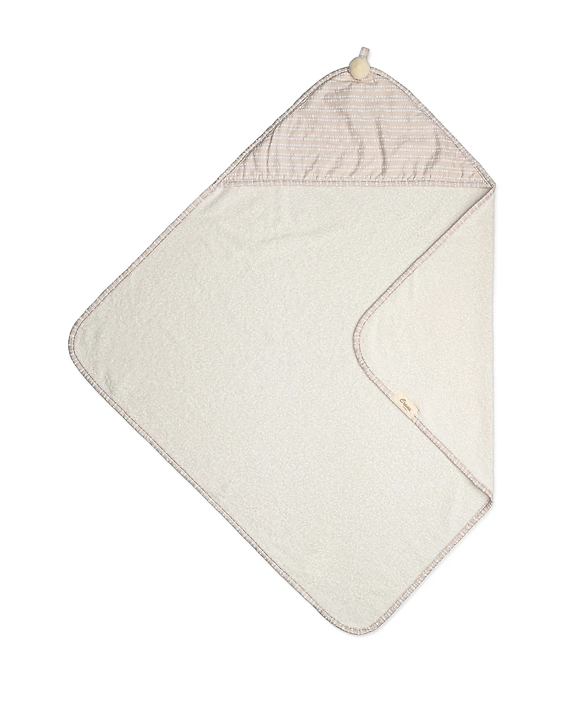 Crane Baby Cove Baby Dot Hooded Towel - Ages 0-3