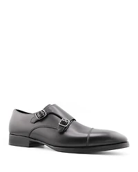 Men's Brayden Double Buckle Monk Strap Cap Toe Dress Shoes