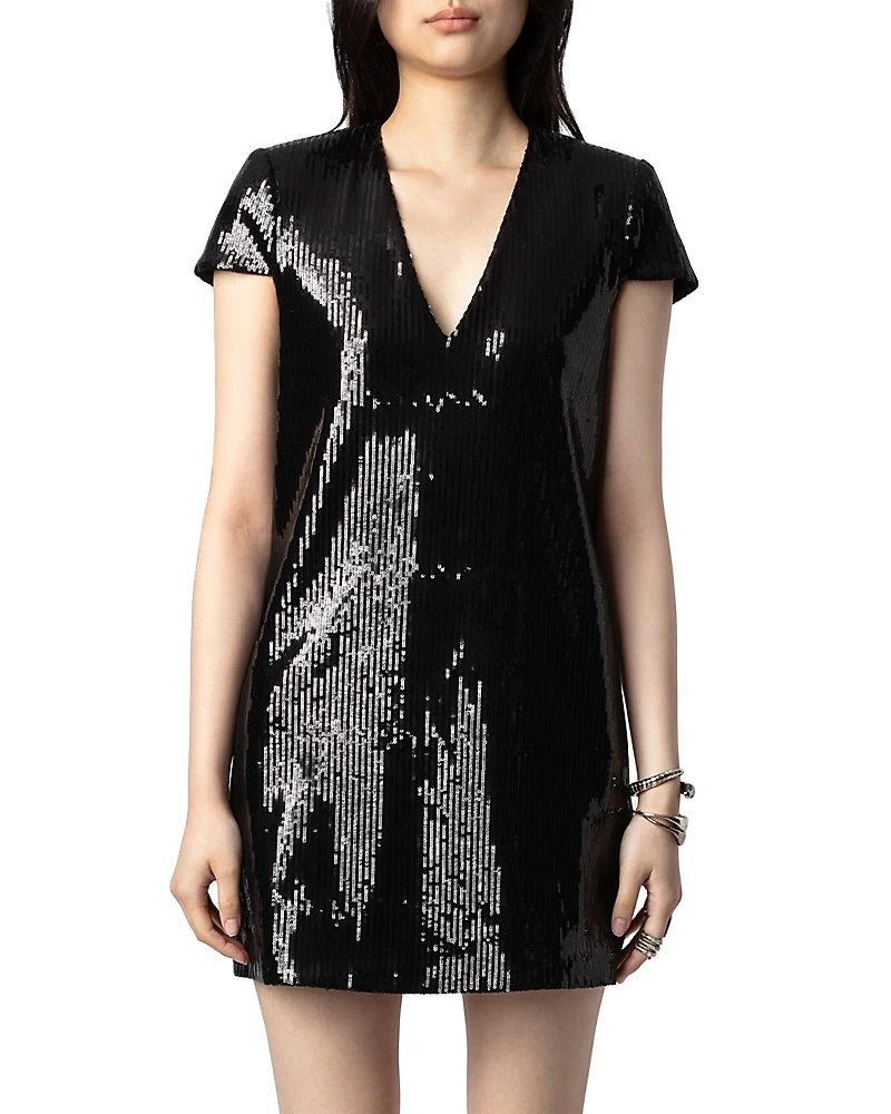 Zadig & Voltaire Rashu Sequined Mini Dress