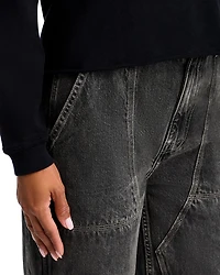 The Long Sleeve Slouchy Cut Off Tee