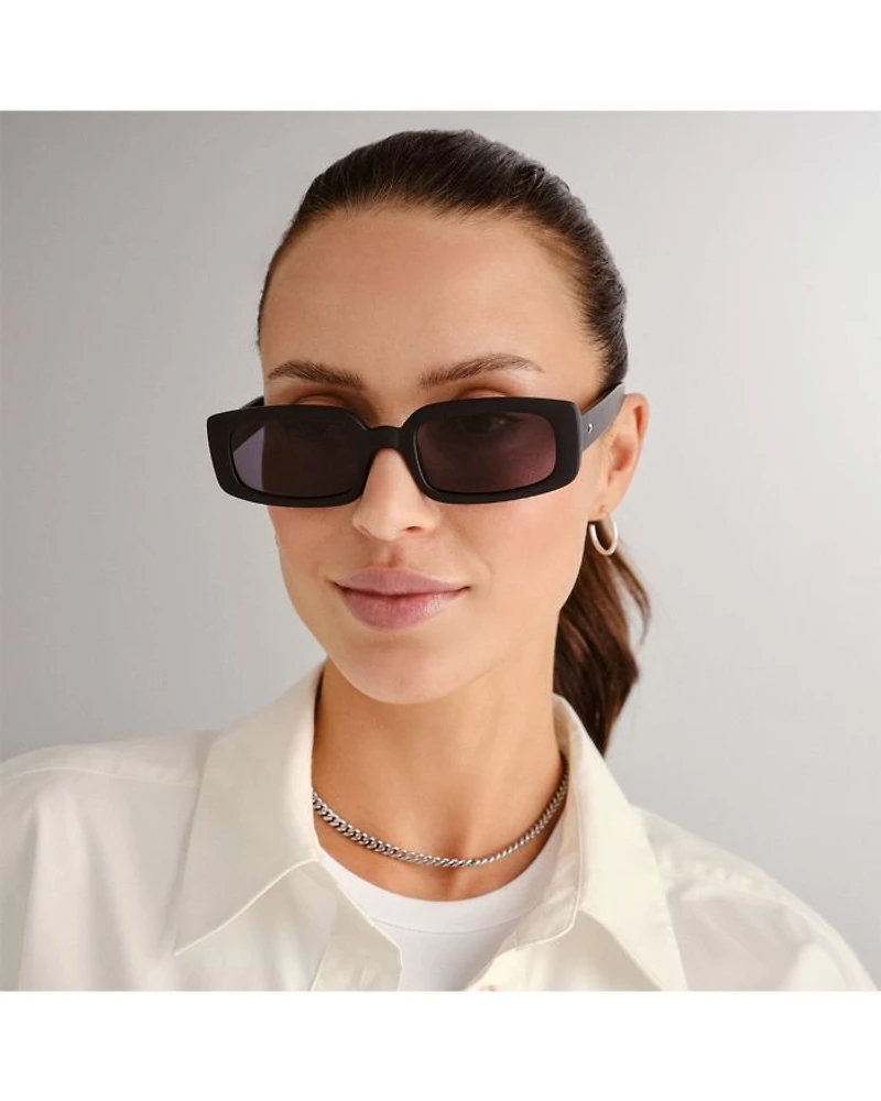 Dynamite Rectangular Sunglasses, 52mm