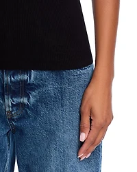 Ribbed Cotton Tank