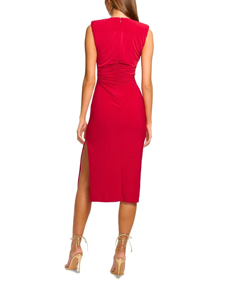 Elena Ruched Midi Dress