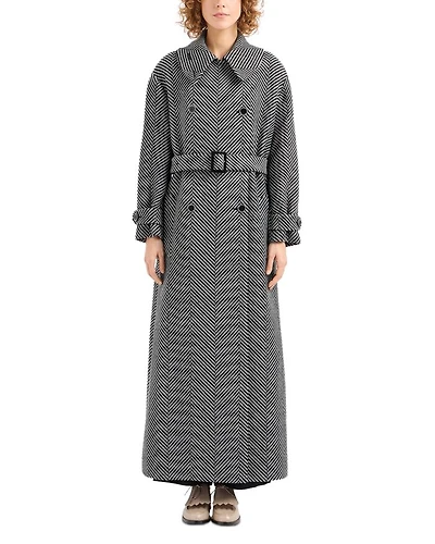 Belted Double Breasted Coat