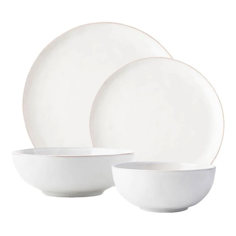 Puro Coupe 4 Piece Dinnerware Place Setting