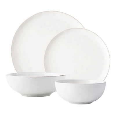 Puro Coupe 4 Piece Dinnerware Place Setting