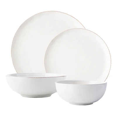 Juliska Puro Coupe 4 Piece Dinnerware Place Setting