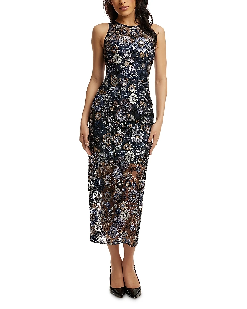 Dress the Population Helena Sequined Midi