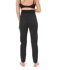 Hunter Over Bump Crop Jean Black