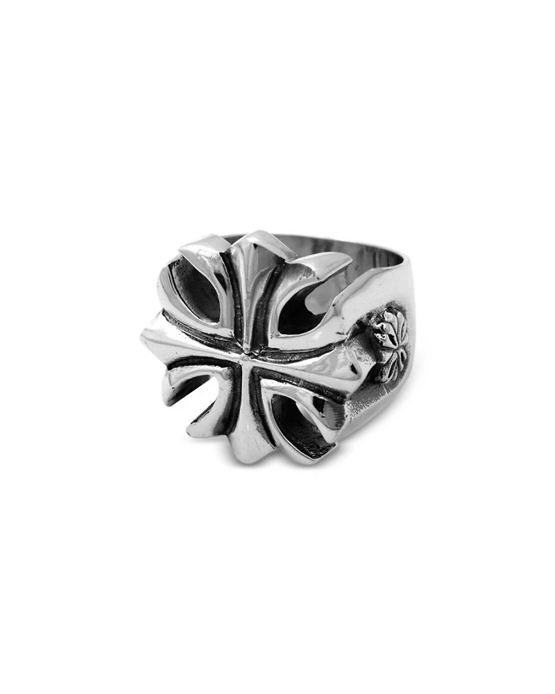 Men's Sterling Silver Gothic Cross Ring