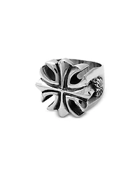 Men's Sterling Silver Gothic Cross Ring