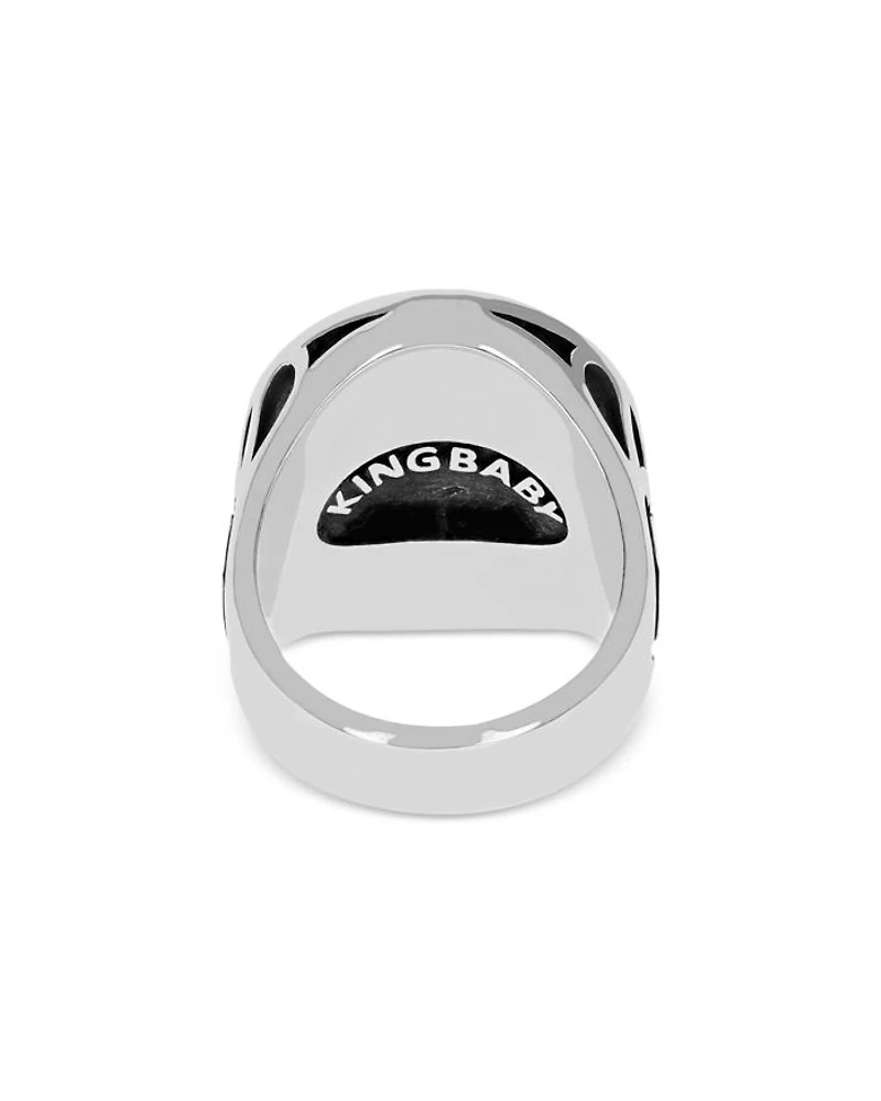 Two Tone Saint Michael Ring