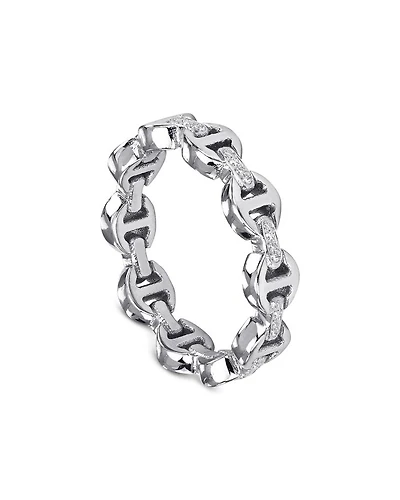 18K White Gold Heritage Diamond Micro Dame III Ring