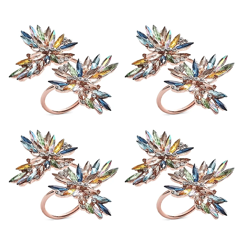 Kim Seybert Butterflies Napkin Ring, Set of 4