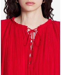 Flared Pleated Dress